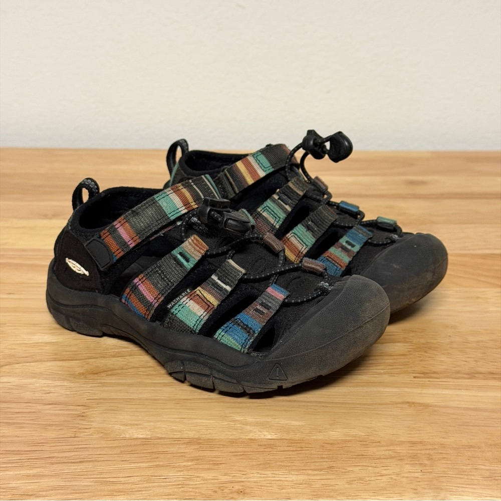Keen Newport H2 Raya Black Kids Multicolor Sandals 1Y